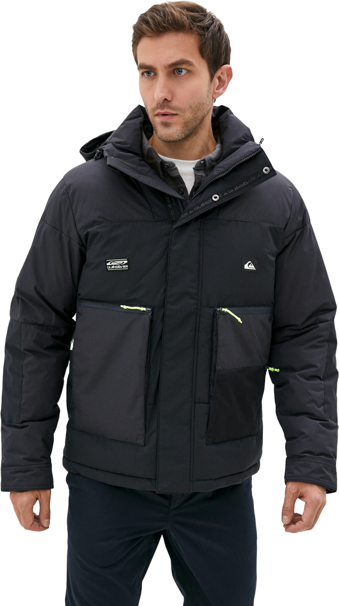 

Куртка мужская Quiksilver EQYJK03727-KVJ0 черная L, EQYJK03727-KVJ0