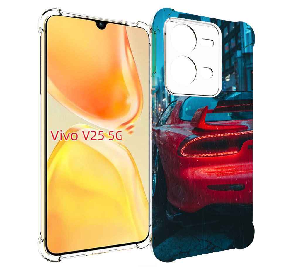

Чехол MyPads мазда-рх7 для Vivo V25 5G / V25e, Прозрачный, Tocco