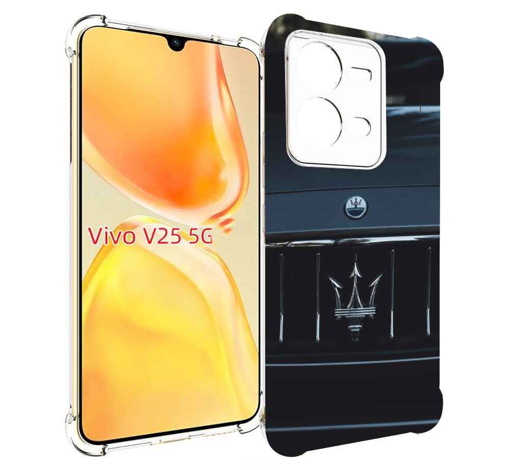 

Чехол MyPads maserati 2 для Vivo V25 5G / V25e, Прозрачный, Tocco