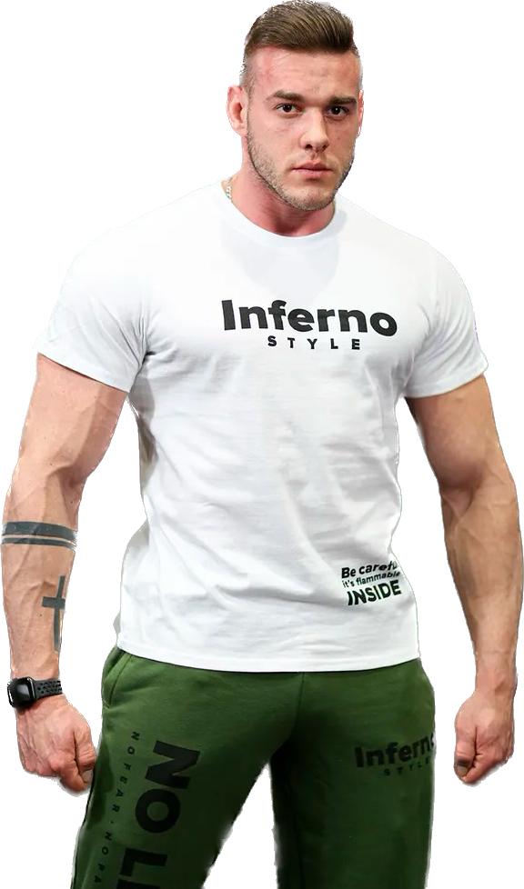 

Футболка мужская INFERNO style Ф-001-006 белая S, Белый, Ф-001-006