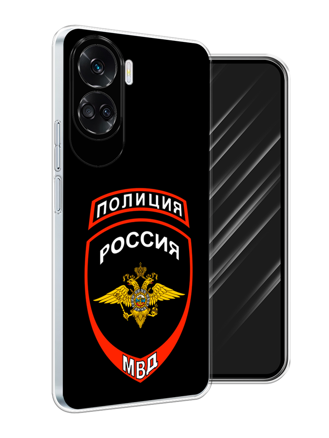 

Чехол Awog на Honor 90 Lite "Полиция шеврон", Черный;красный;белый, 6122350-1