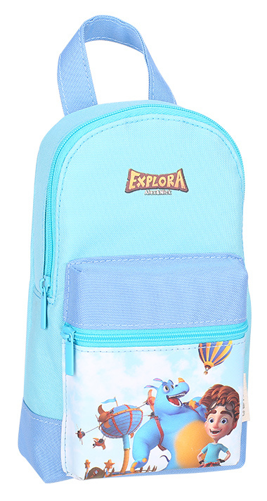 

Пенал Deli EZ86202 Explora 2отд. 190х110х70мм текстиль