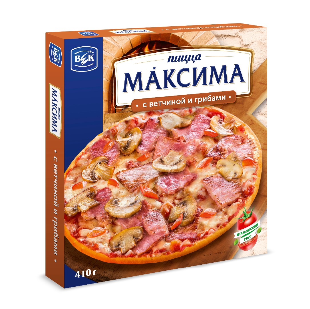 фото Пицца максима с ветчиной и грибами 410 г