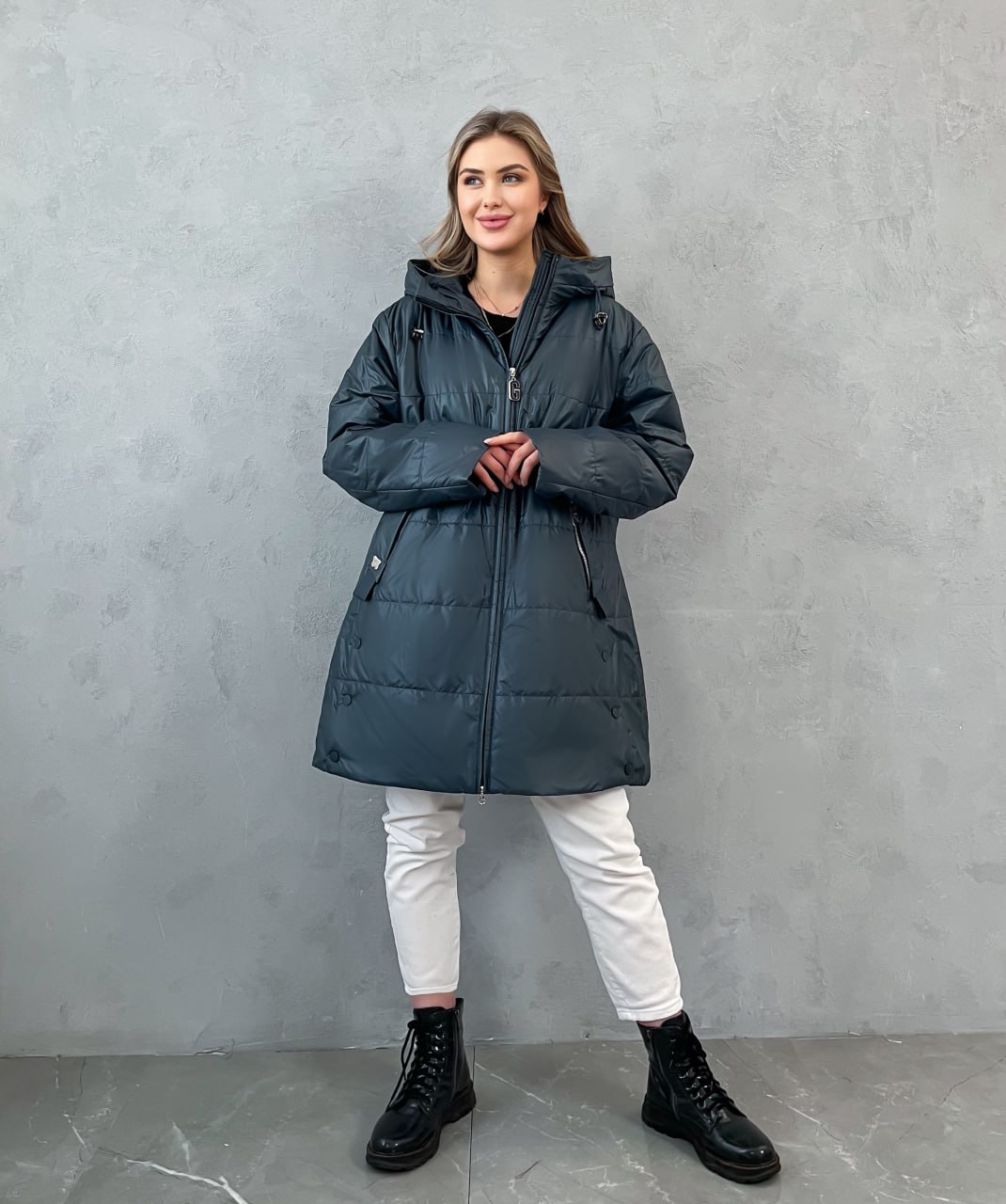 

Куртка женская 332 зеленая 60 RU, Зеленый, 332