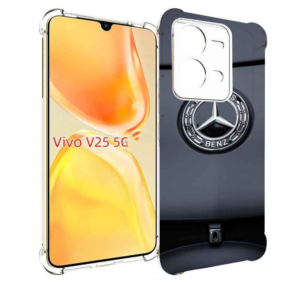 

Чехол MyPads мерседес 7 мужской для Vivo V25 5G / V25e, Прозрачный, Tocco