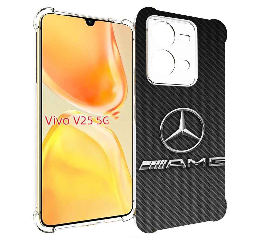 

Чехол MyPads мерседес амг мужской для Vivo V25 5G / V25e, Прозрачный, Tocco