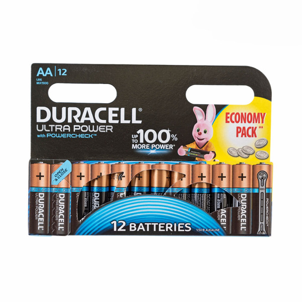 Батарейка DURACELL ULTRA POWER, 1.5В, АА (LR6) 12 штук