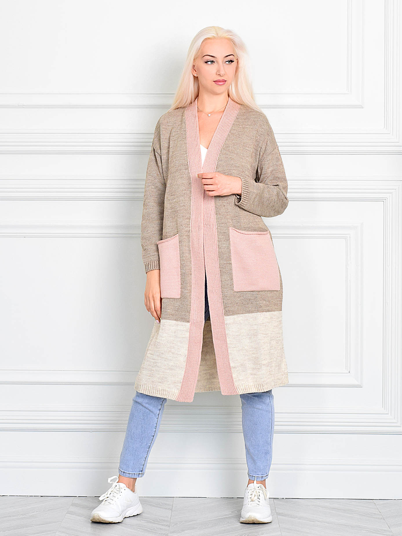 

Кардиган женский MILANIKA 2314 бежевый 44 RU, 2314