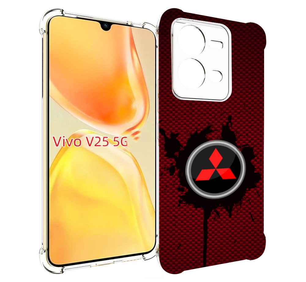 

Чехол MyPads mitsubishi 2 для Vivo V25 5G / V25e, Прозрачный, Tocco