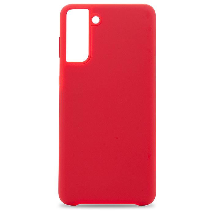 

Чехол для Samsung Galaxy S21 silicone cover красный