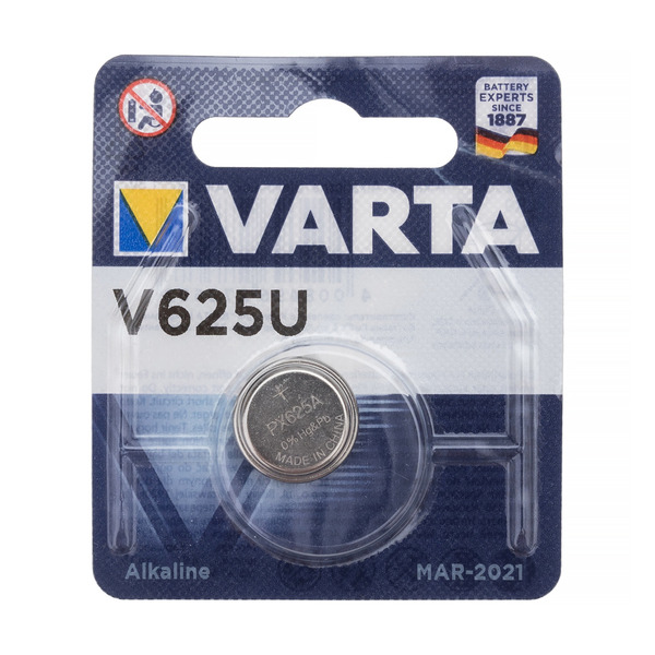 

Батарейка VARTA V 625 U / 1.5В (1.5V) / 1 штука