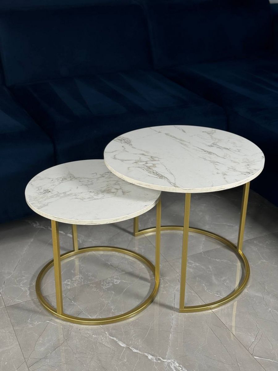 Журнальный столик на колесах Wisti Прем-К, бежевый/черный