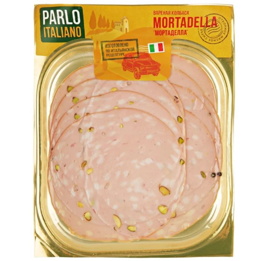 

Колбаса Parlo Italiano Mortadella нарезка 150 г