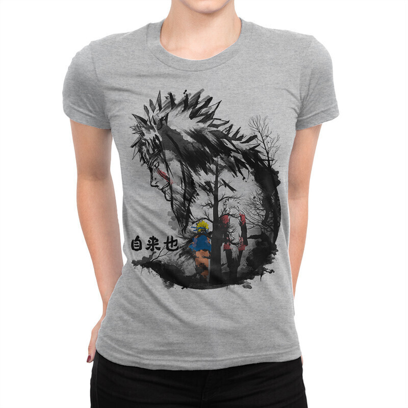 

Футболка женская Dream Shirts Наруто Женская 10008201 серая XL, Наруто Женская 10008201