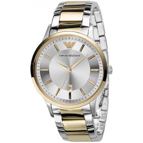 

Наручные часы мужские Emporio Armani AR2449 серебристые/золотистые, AR2449