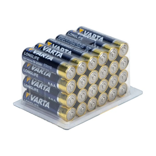

Батарейка VARTA LONGLIFE 1.5 В / AAA (LR03) 24 штуки в блистере