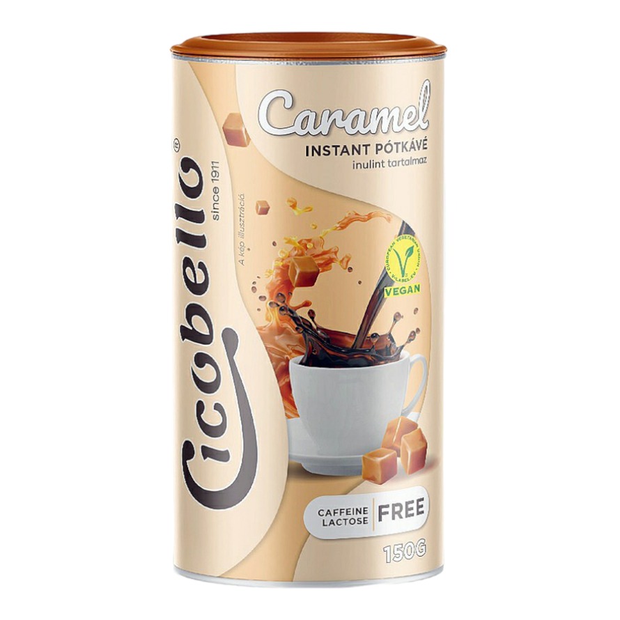 Злаковый напиток Cicobello Caramel растворимый с цикорием с ароматом карамели 150 г