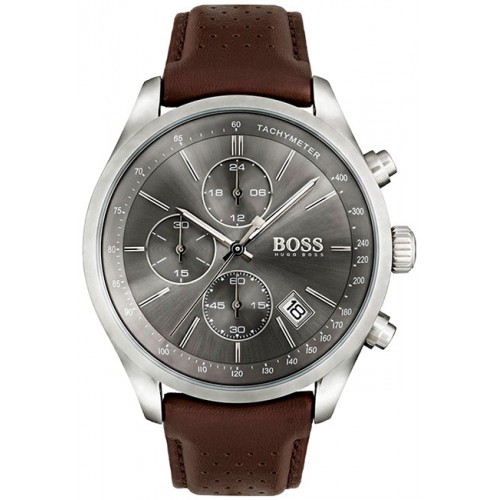 

Наручные часы мужские HUGO BOSS HB1513476 коричневые, HB1513476