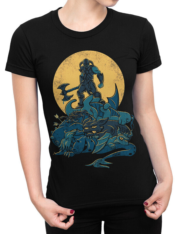 

Футболка женская Dream Shirts Скайрим Женская 10008251 черная 2XL, Скайрим Женская 10008251
