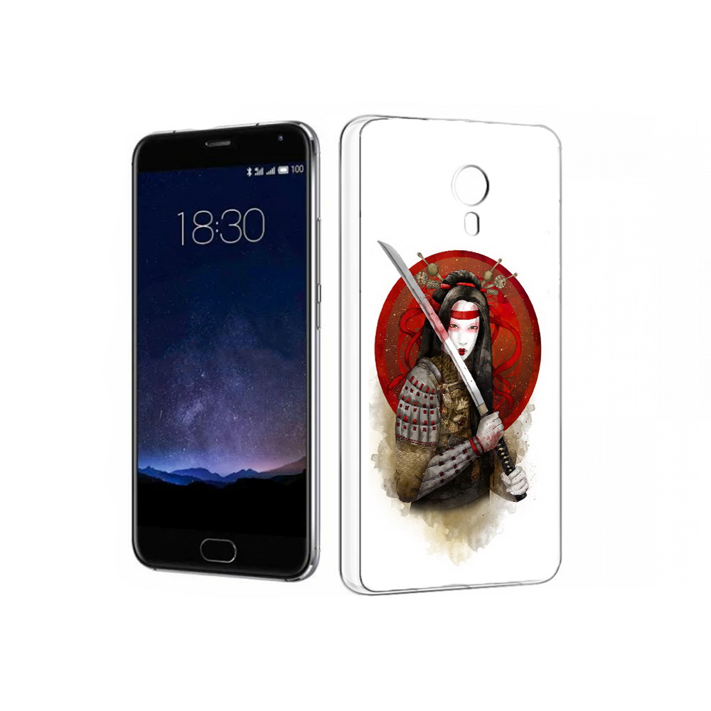 

Чехол MyPads Tocco для Meizu Pro 5 рисованная девушка с катаной (PT18126.86.580), Прозрачный, Tocco