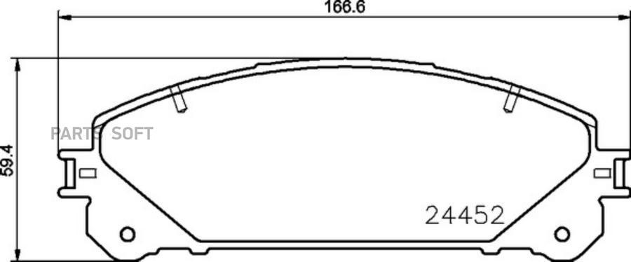 

Тормозные колодки NISSHINBO дисковые NP1109SC