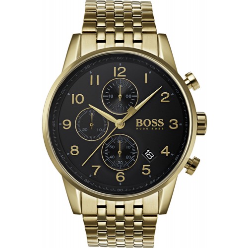 

Наручные часы мужские HUGO BOSS HB1513531 золотистые, HB1513531
