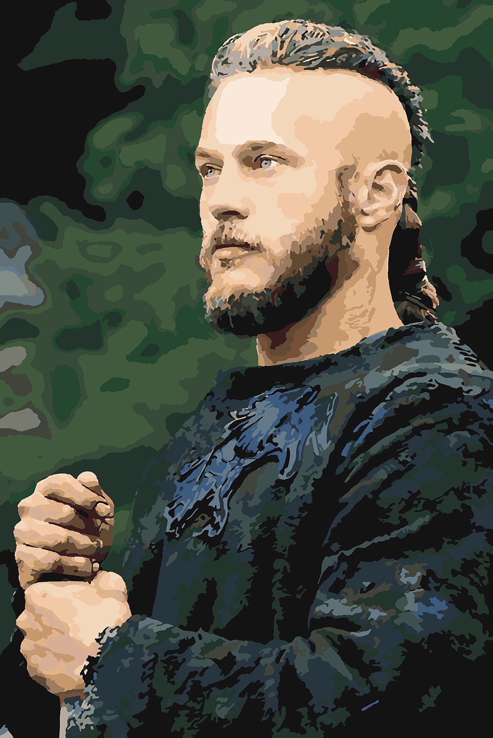 

Картина по номерам Красиво Красим Викинги - Рагнар Лодброк, 70 х 90 см, Викинги - Рагнар Лодброк