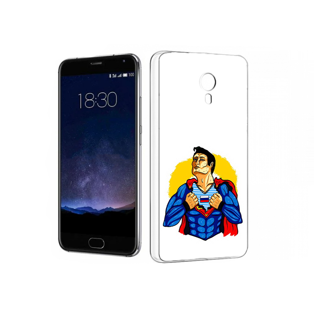 

Чехол MyPads Tocco для Meizu Pro 5 русский супермен (PT18126.86.591), Прозрачный, Tocco