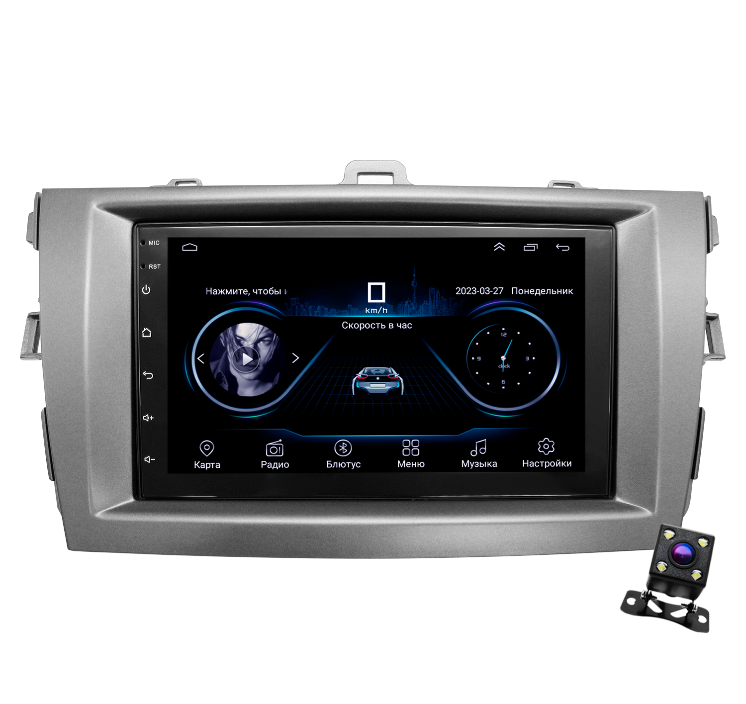 Штатная магнитола Dolmax 7A-TOYCOR06C для TOYOTA Android Wi-Fi GPS BT камера 1188000₽