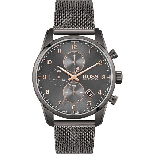 Наручные часы мужские HUGO BOSS HB1513837 серые