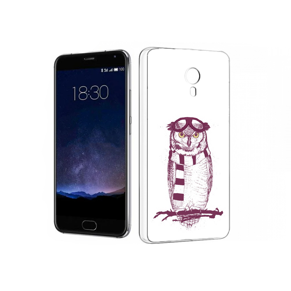 

Чехол MyPads Tocco для Meizu Pro 5 сова-летчик (PT18126.86.612), Прозрачный, Tocco