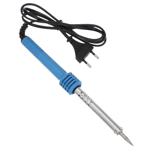 Паяльник электрический Soldering Iron WD-62, 60 Вт с пластиковой рукояткой (синий)