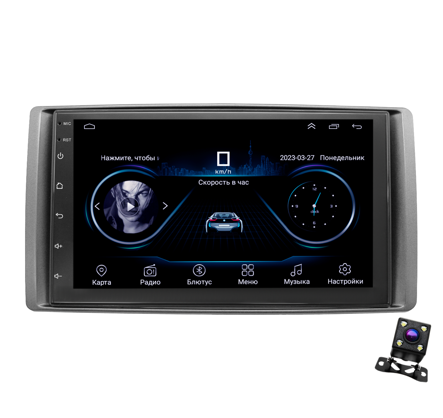 Штатная магнитола Dolmax 7A-UAZW4CORE для UAZ Patriot Android 232 Гб Wi-Fi BT камера 1364000₽