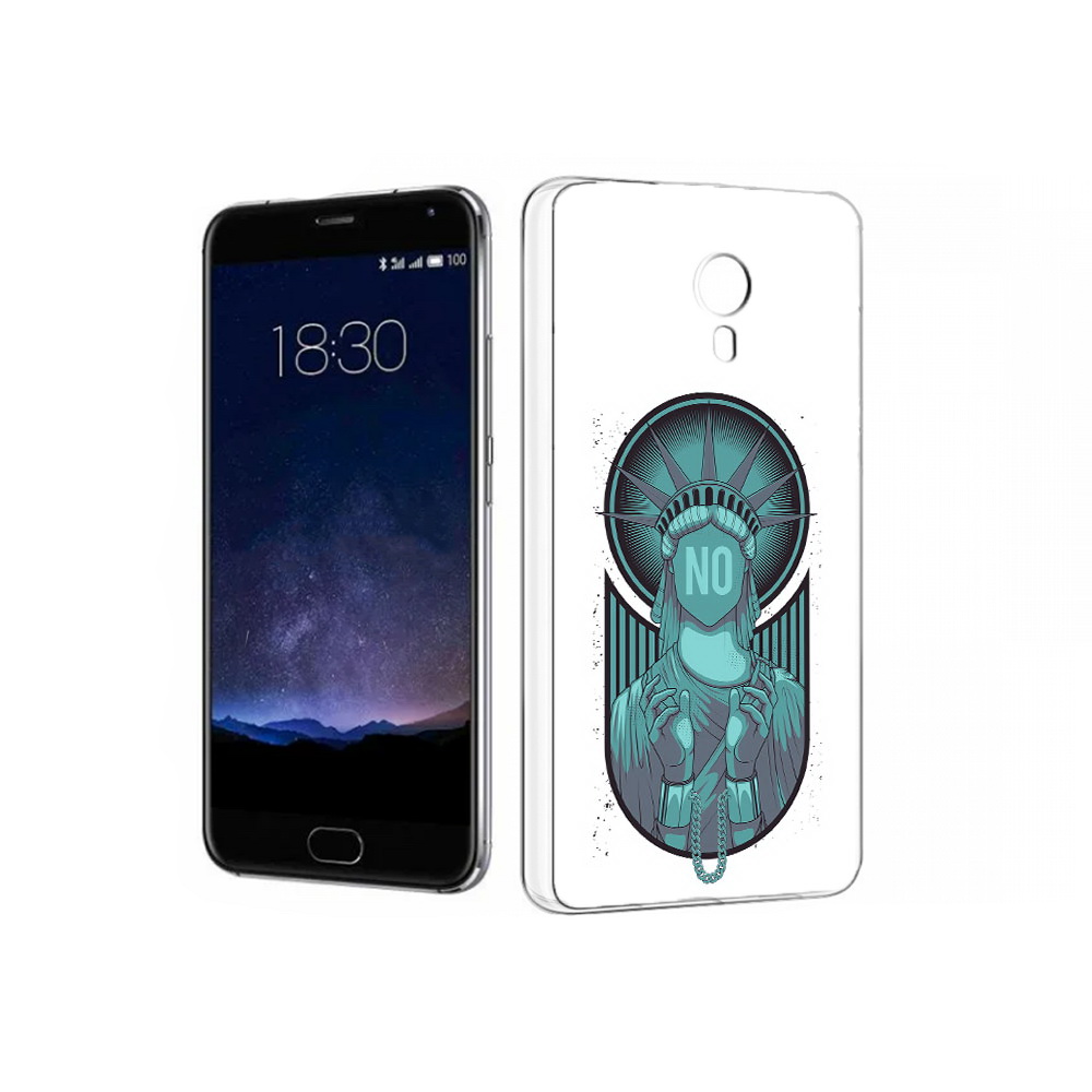 

Чехол MyPads Tocco для Meizu Pro 5 статуя свободы зеленый (PT18126.86.623), Прозрачный, Tocco