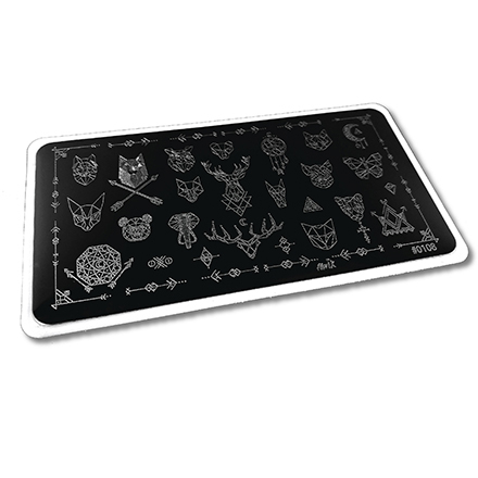 

Пластина для стемпинга AWIX Professional, №108, Прозрачный