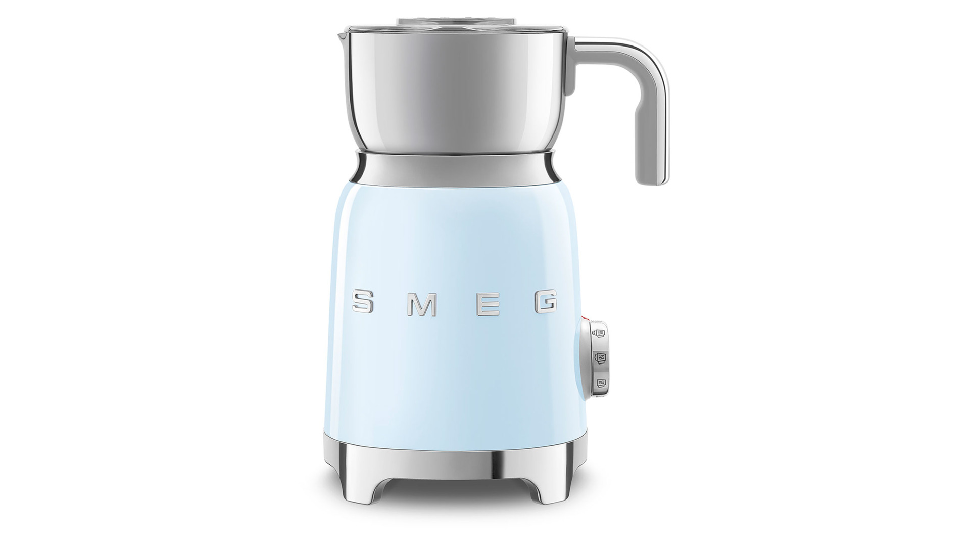 Вспениватель молока Smeg, пастельно-голубой, MFF01PBEU