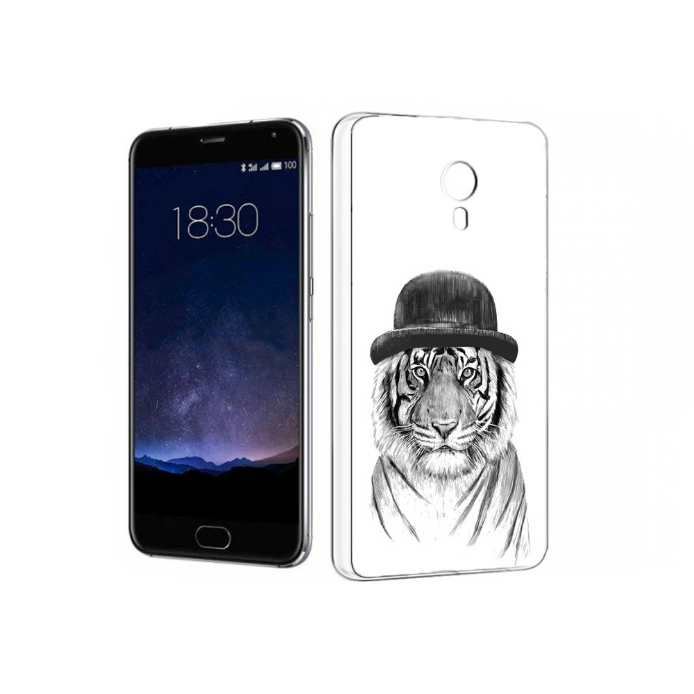 

Чехол MyPads Tocco для Meizu Pro 5 тигр британец (PT18126.86.641), Прозрачный, Tocco