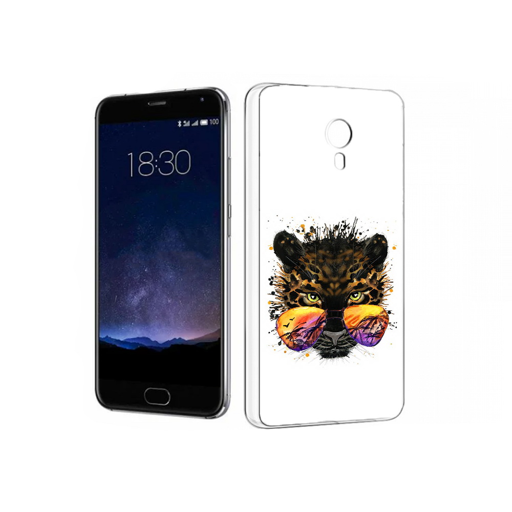 

Чехол MyPads Tocco для Meizu Pro 5 тропический леопард (PT18126.86.649), Прозрачный, Tocco