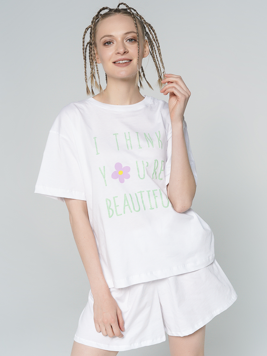 

Пижама женская ТВОЕ 83936 белая XL, 83936