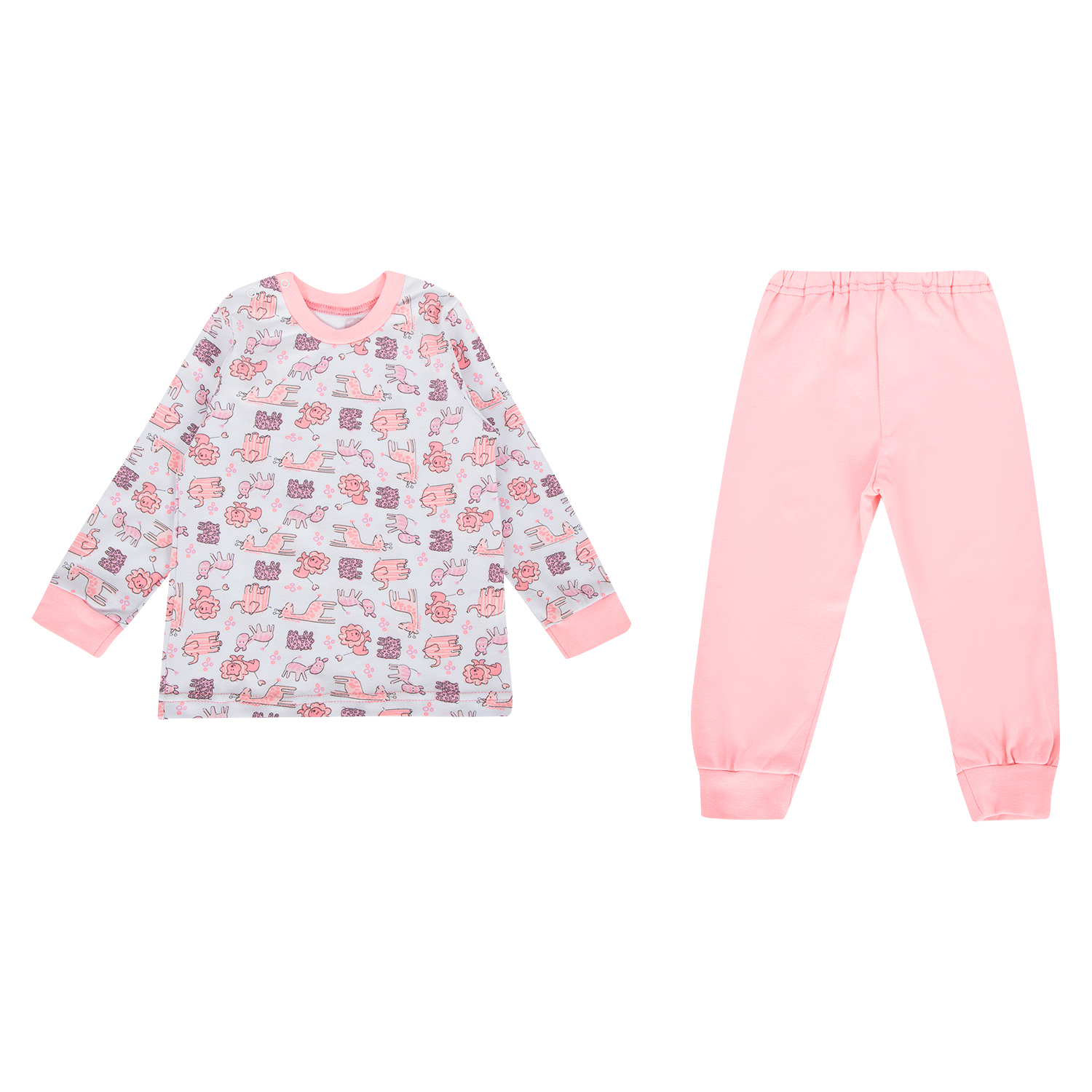 

Пижама джемпер/брюки Leader Kids розовый р.80, GL000981454