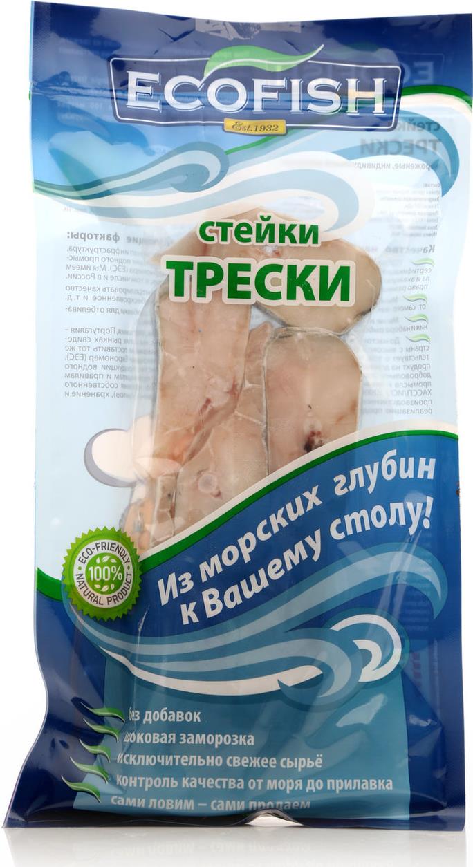 Треска Ecofish замороженная стейк 400 г