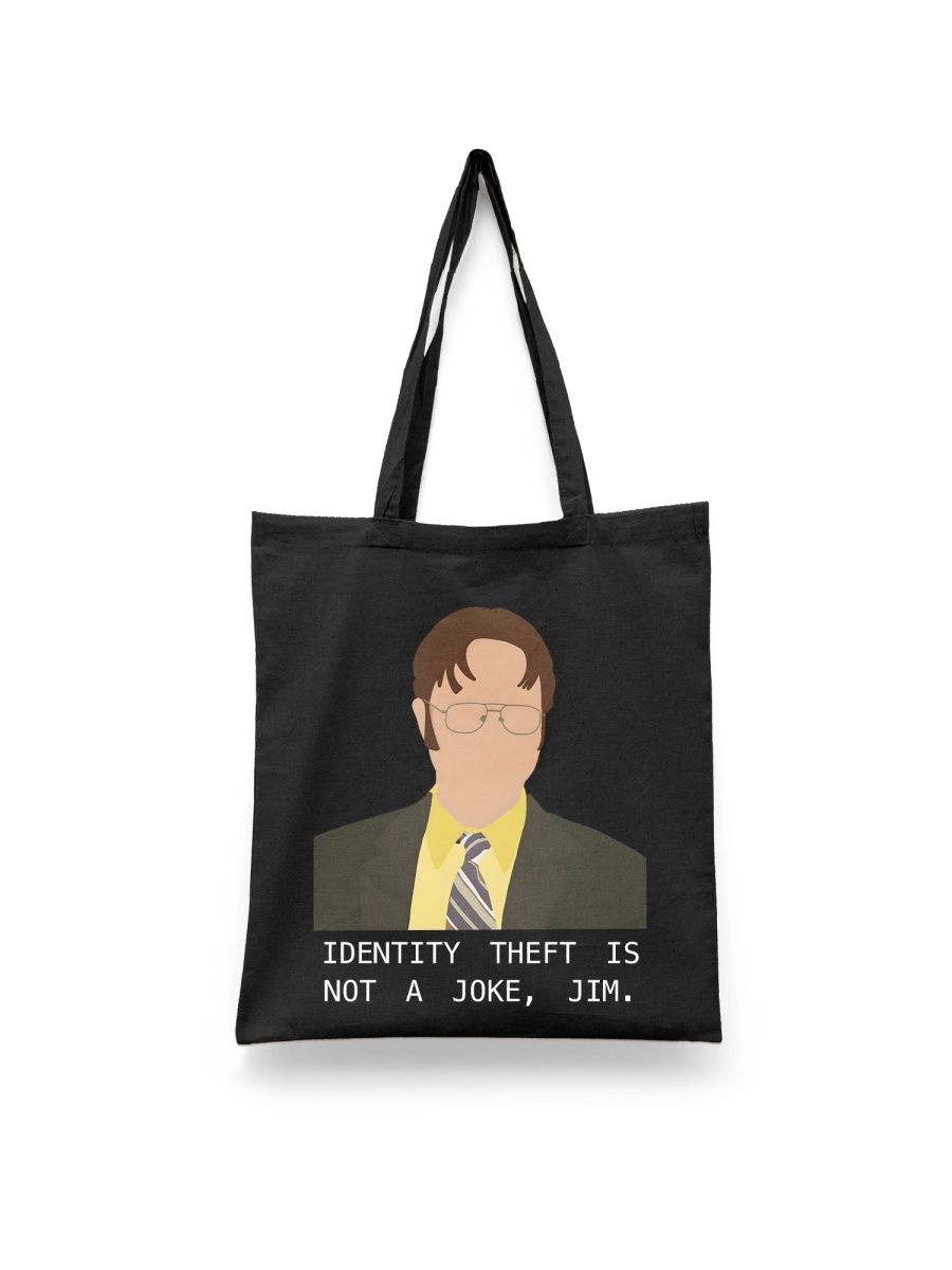 

Шоппер унисекс Каждому Своё Офис/The Office/Сериал SROF4, черный, Офис/The Office/Сериал SROF4