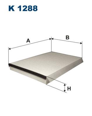 

Фильтр воздушный салона FILTRON K1288