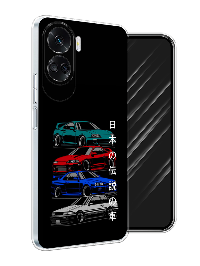 

Чехол Awog на Honor 90 Lite "JDM Legend cars", Зеленый;красный;синий, 6122350-1