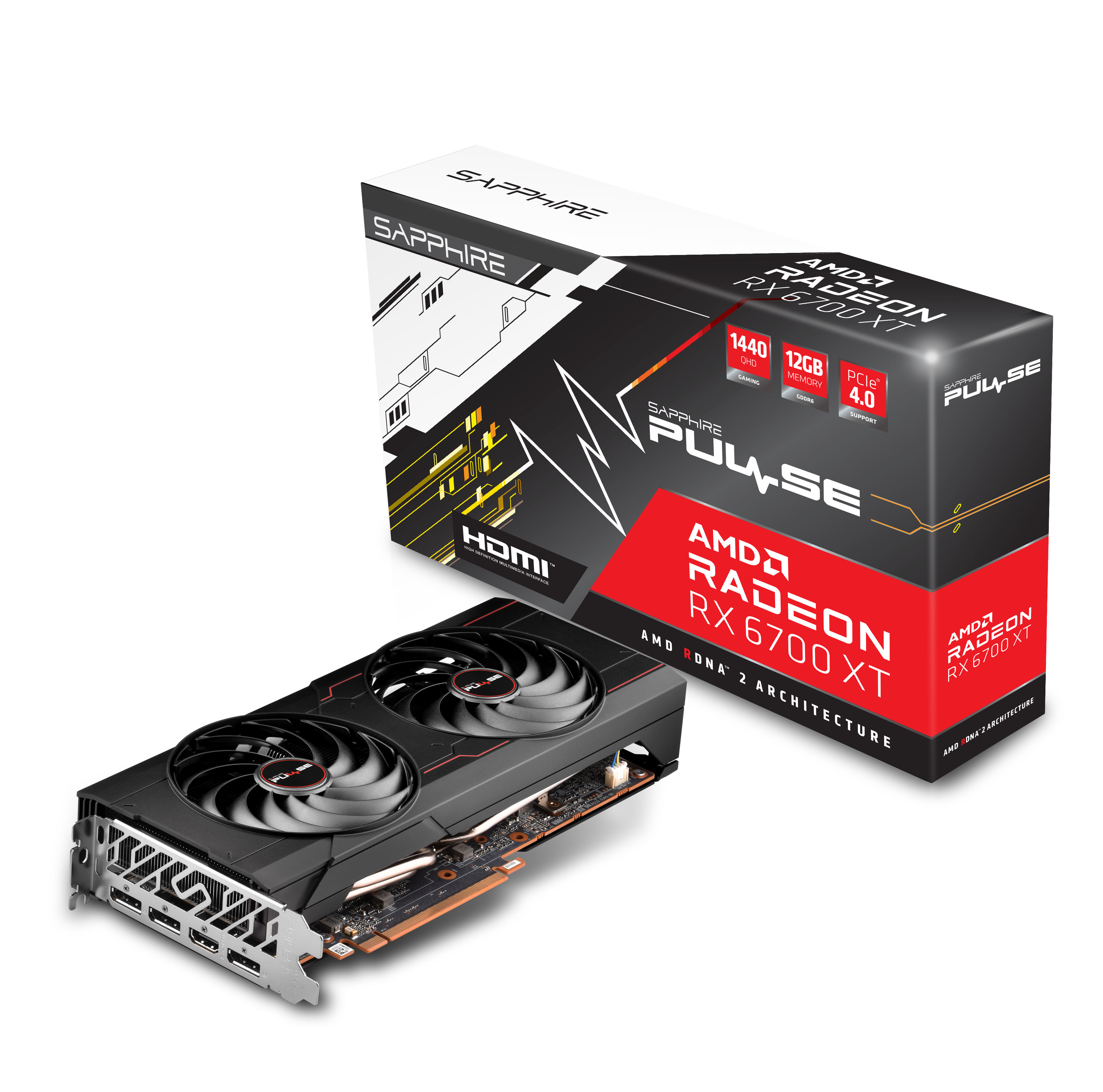 фото Видеокарта sapphire amd radeon rx 6700xt gaming oc pulse (11306-05-20g)