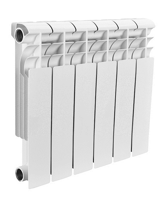 

Биметаллический радиатор Rommer Profi BM 350 15 секций белый (Т-054619), Profi BM 350