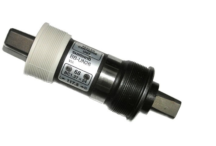 

Каретка велосипеда Shimano, BB-UN26, UN26B17B, 68/117.5 мм, с болтами