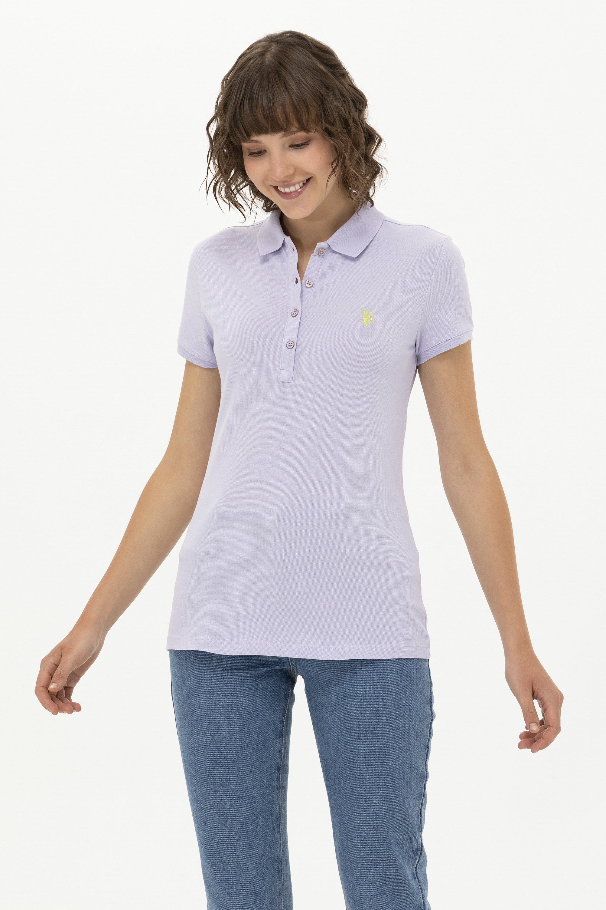 

Футболка женская U.S. POLO Assn. G082SZ0110TP0122-OML фиолетовая 2XS, Фиолетовый, G082SZ0110TP0122-OML