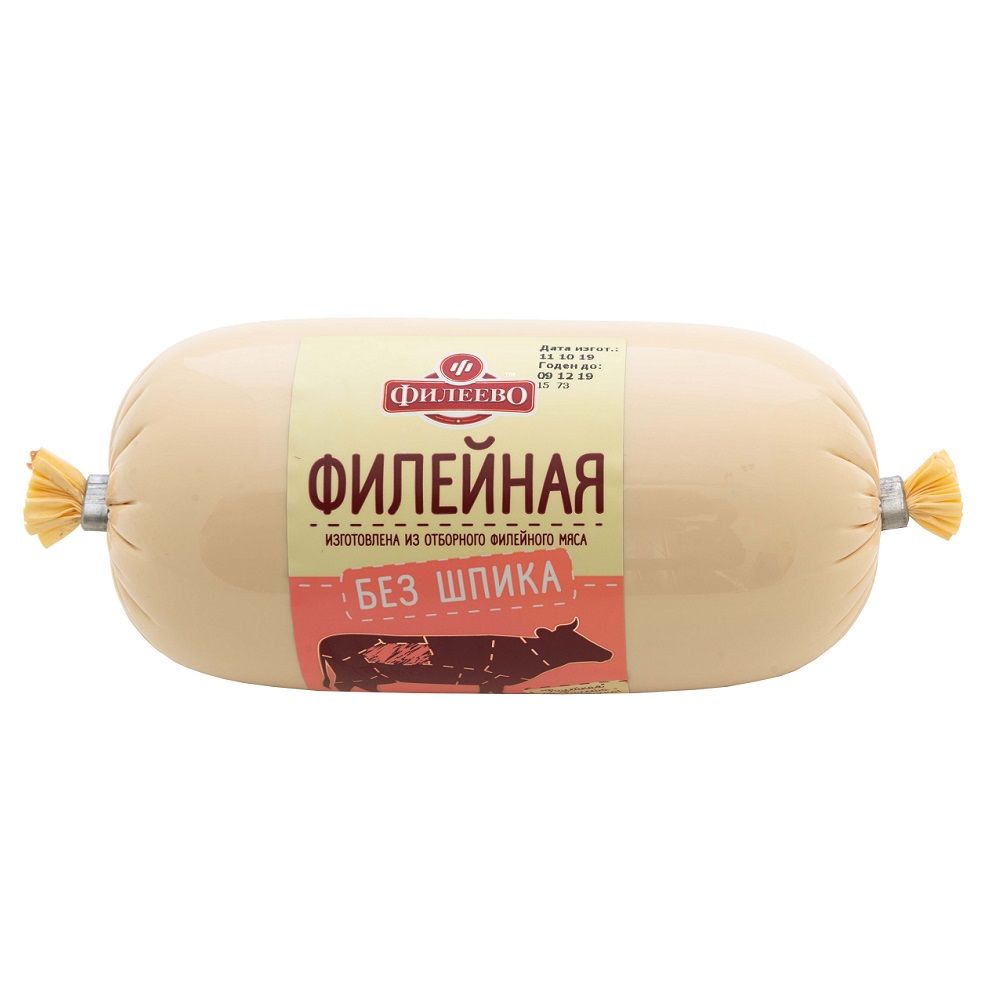 

Колбаса Филеево Филейная без шпика вареная 400 г