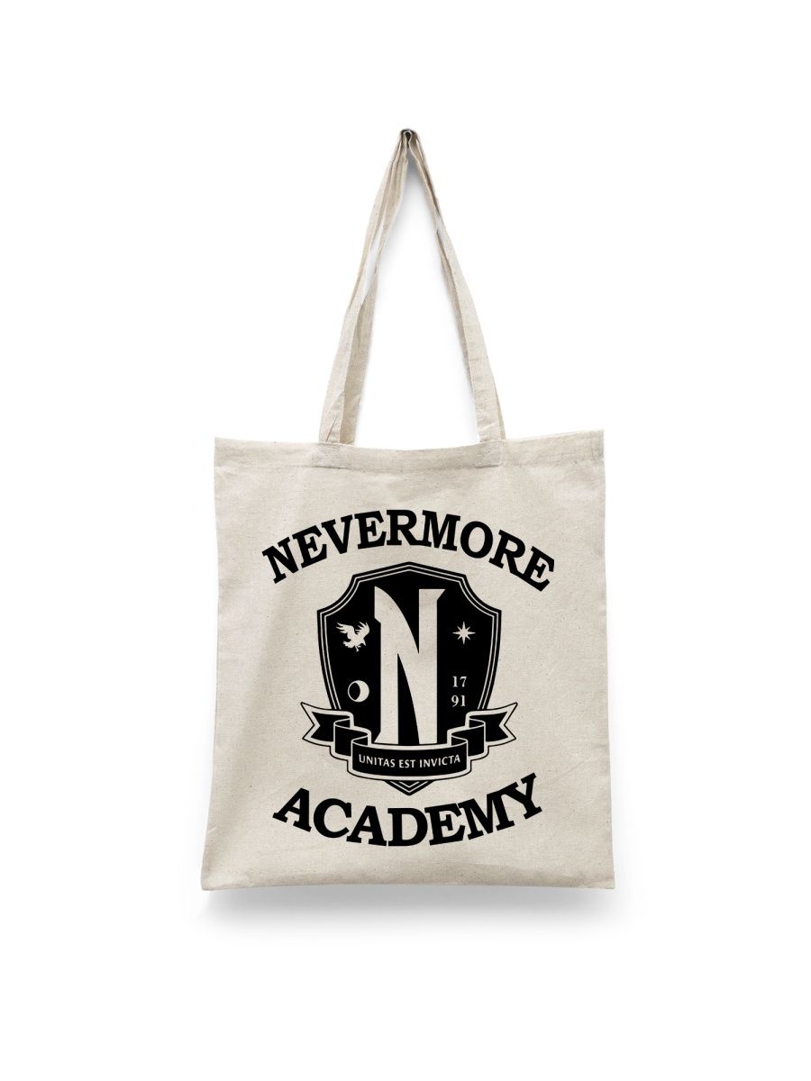 

Шоппер унисекс Каждому Своё Уэнсдей/Венсдей/Wednesday SRWN51, белый, Уэнсдей/Венсдей/Wednesday SRWN51